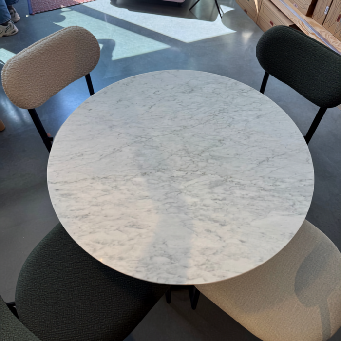 &Tradition In Between Tafel SK11 (showroommodel) - Ø90 - Bianco Carrara - Brons