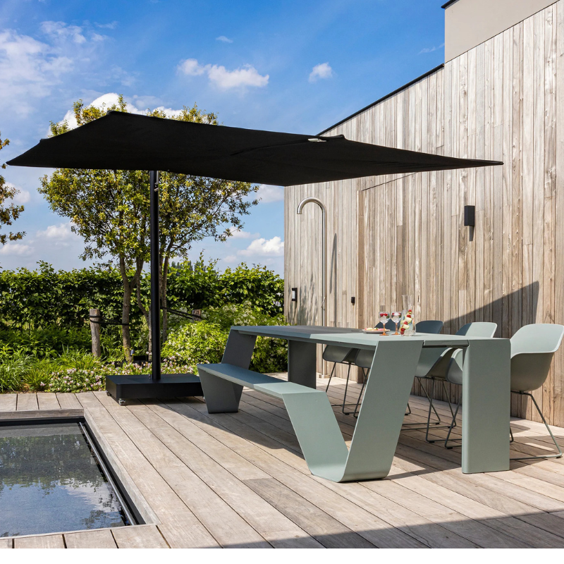 Extremis Sensu parasol - single square straight - 323 x 300cm - Extremis