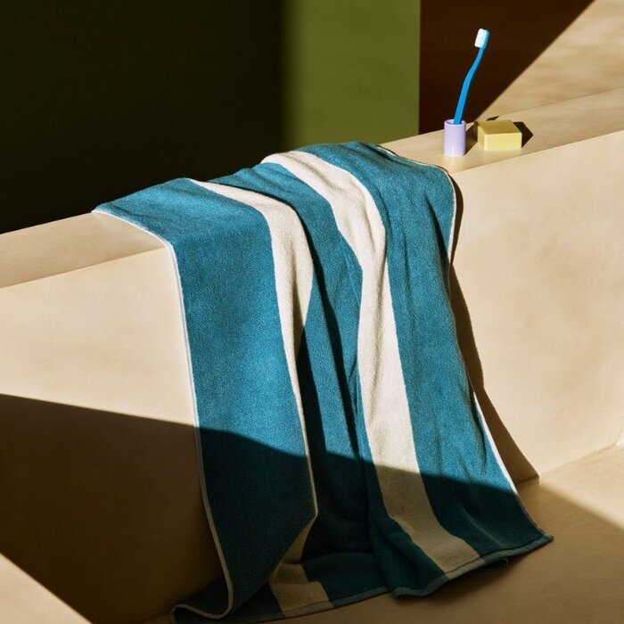 HAY Stripe badlaken (100x150cm) - HAY