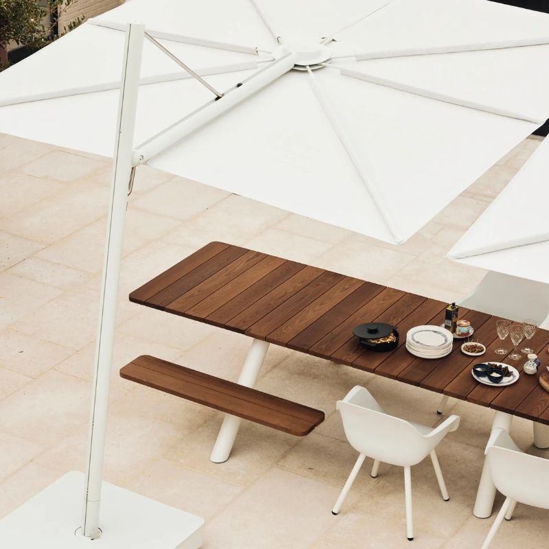 Extremis Sensu parasol - single square tilted - 387 x 300cm - Extremis