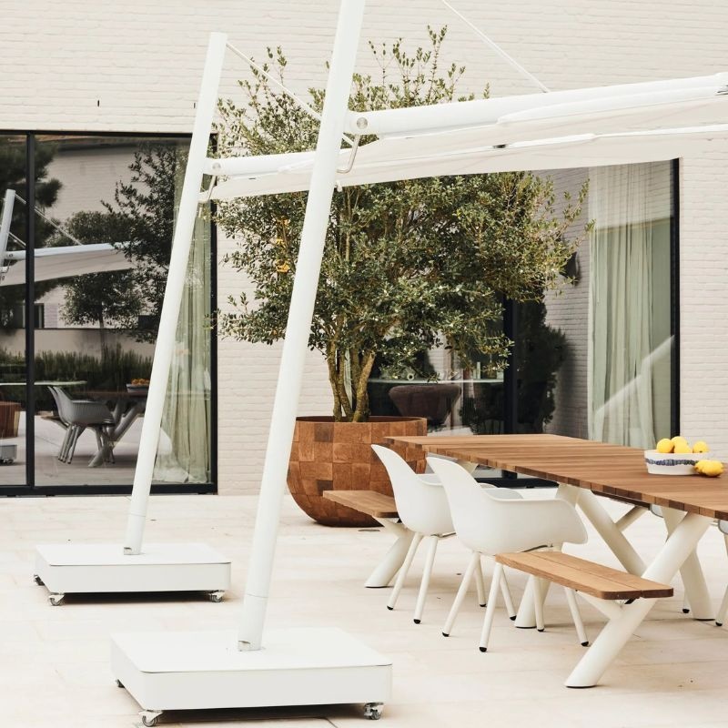 Extremis Sensu parasol - single square tilted - 387 x 300cm - Extremis