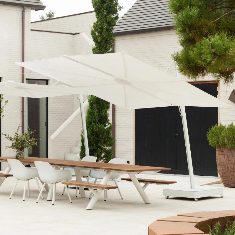 Extremis Sensu parasol - single square tilted - 387 x 300cm - Extremis