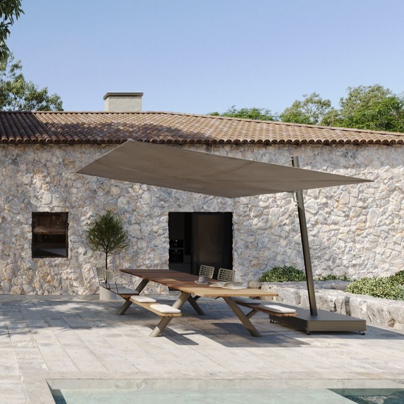 Extremis Sensu parasol - single square tilted - 387 x 300cm - Extremis