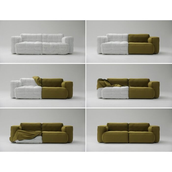 HAY Mags Soft - 2.5 seater - removable cover - Steelcut 985 - HAY