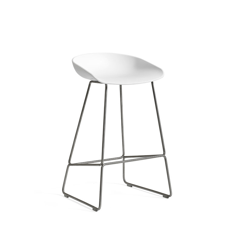 HAY AAS38 Barkruk - stainless steel frame