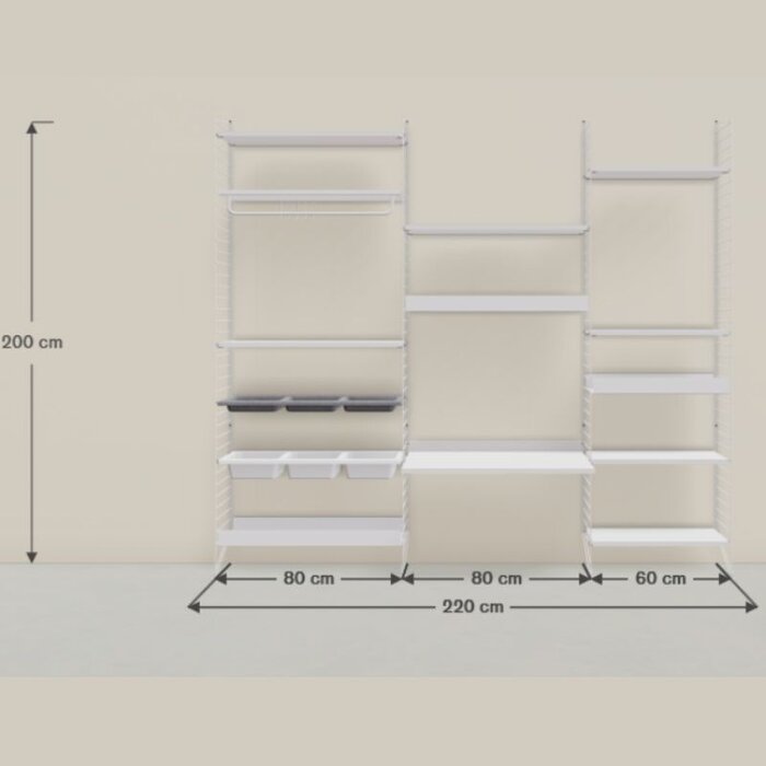 String Wandconfiguratie 4 - String