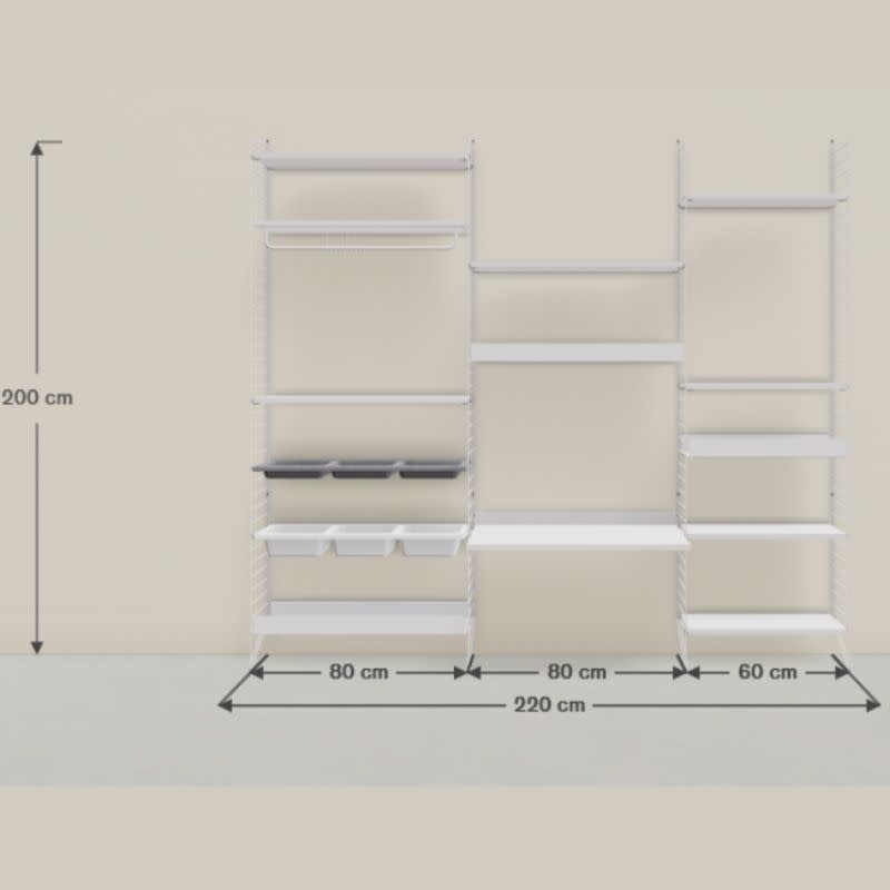 String Wandconfiguratie 4 - String