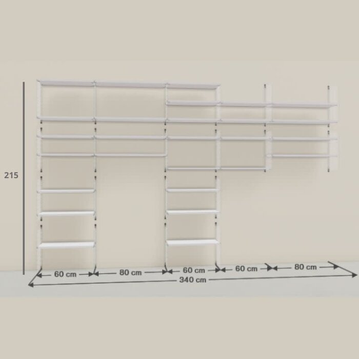 String configuration mur 48 salle de bain -String