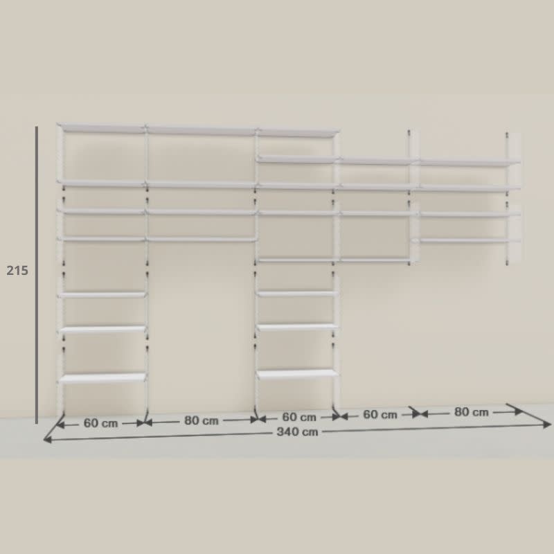 String Wandconfiguratie 48 badkamer -String