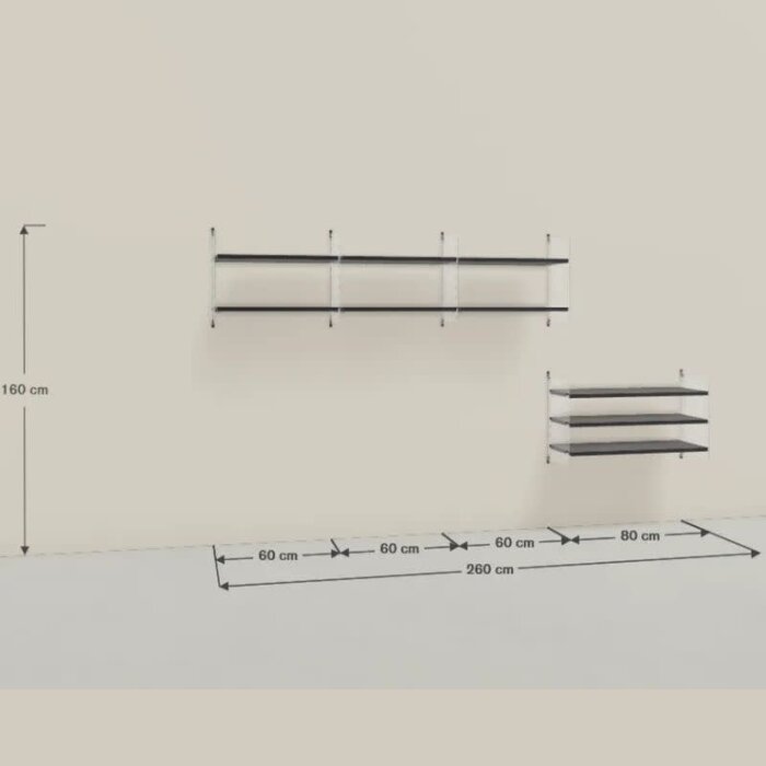 String Wandconfiguratie 50 badkamer - String