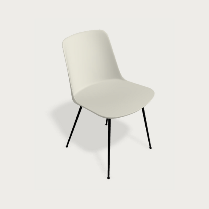&Tradition Rely HW6 Chaise - Base tube noir - &Tradition