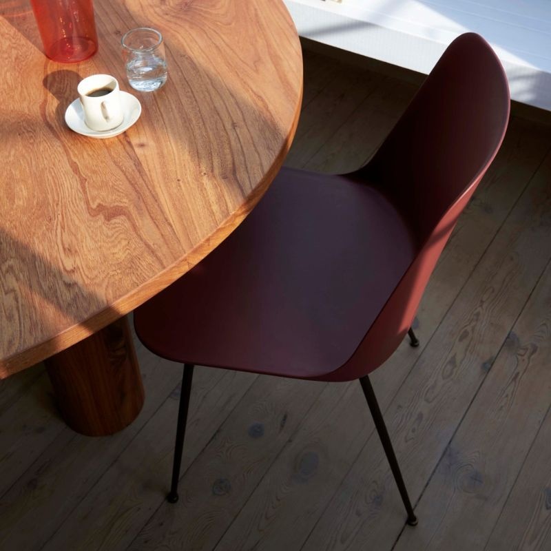 &Tradition Rely HW6 Chaise - Base tube noir - &Tradition