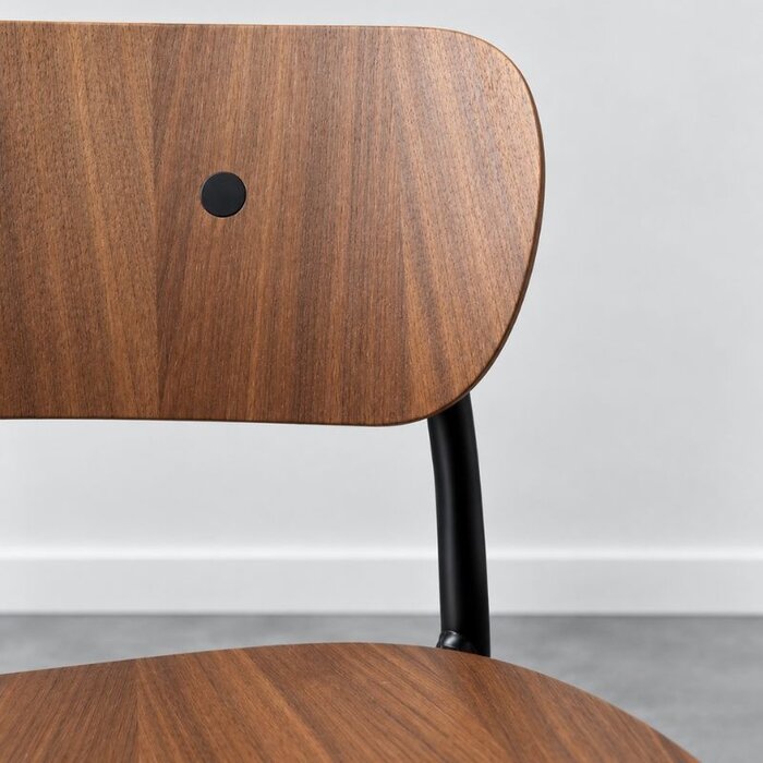 &Tradition Pavilion barkruk AV7 - Walnut - showroommodel - &Tradition