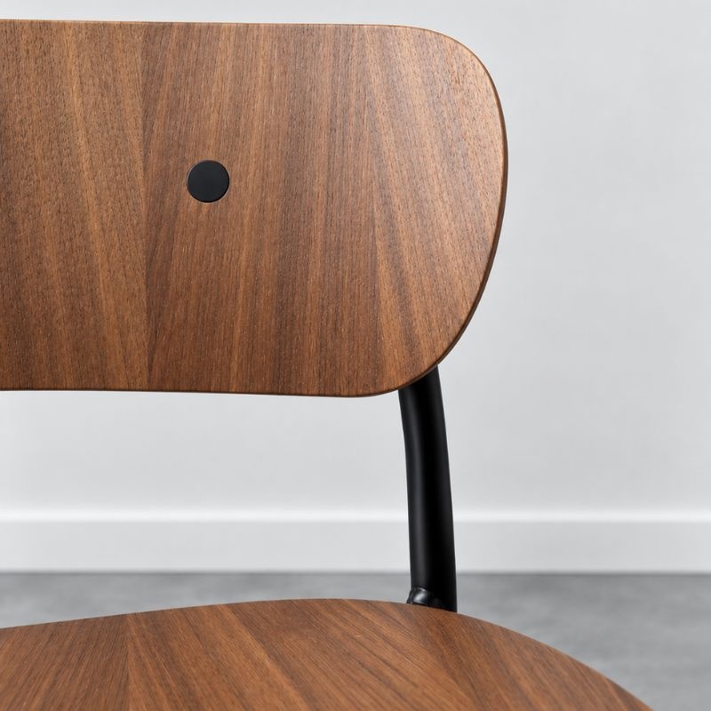 &Tradition Pavilion barkruk AV7 - Walnut - showroommodel - &Tradition