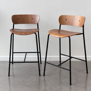 &Tradition Tabouret de bar Pavilion AV7 - modèle d'exposition - Walnut