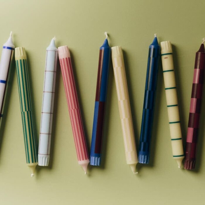 HAY Kaarsen met patroon (set van 4) – HAY