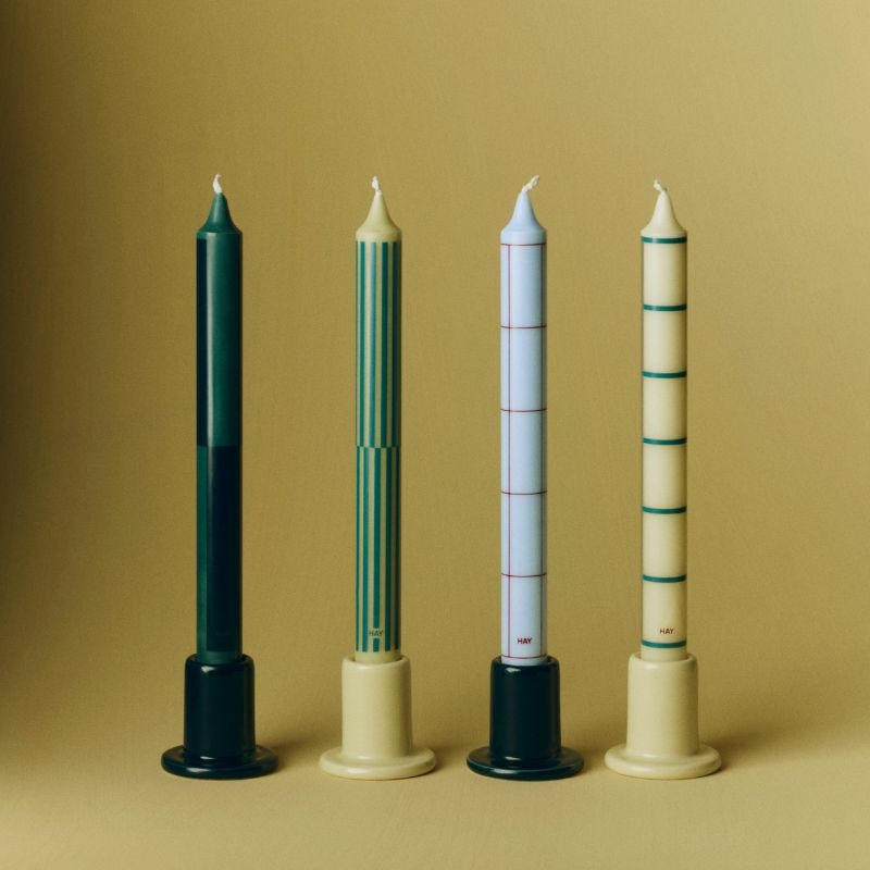 HAY Bougies avec motif (ensemble de 4) – HAY