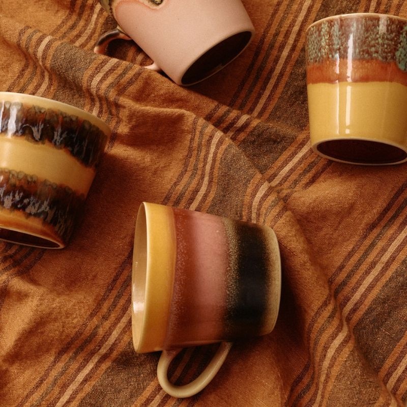 HKliving Tasse à café Cappuccino 330ml - Céramique - HKliving