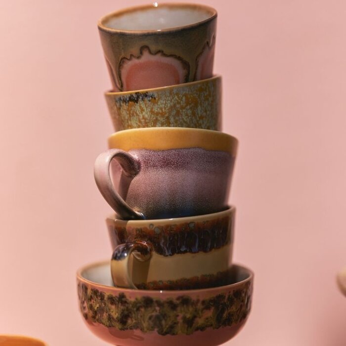HKliving Cappuccino koffietas 330ml - Keramiek - HKliving