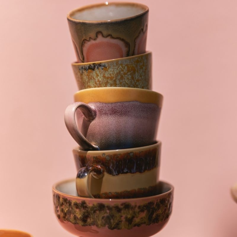 HKliving Tasse à café Cappuccino 330ml - Céramique - HKliving