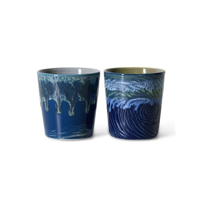 HKliving Tasses à café - Van Gogh (Lot de 2) - HKliving