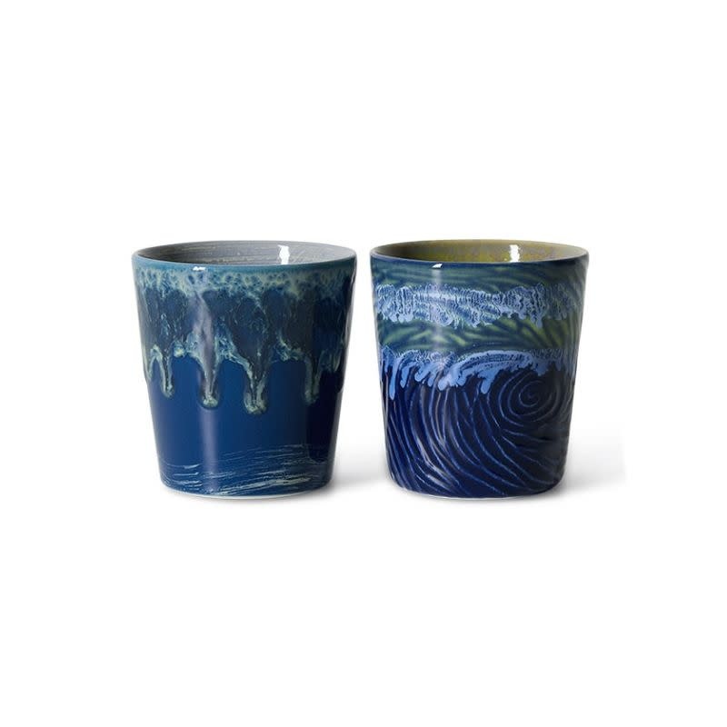 HKliving Koffiebekers - Van Gogh (Set van 2) - Hkliving