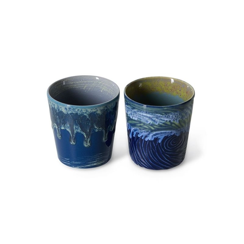 HKliving Tasses à café - Van Gogh (Lot de 2) - HKliving