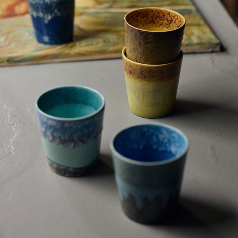 HKliving Tasses à café - Van Gogh (Lot de 2) - HKliving