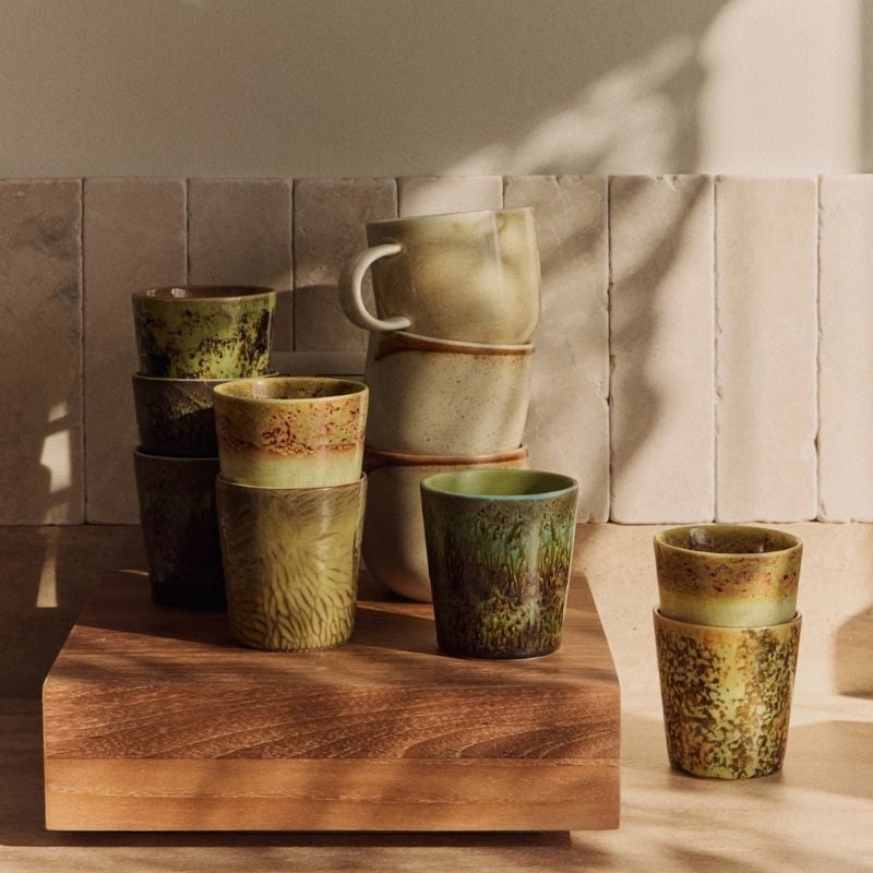 HKliving Koffiebekers - Van Gogh (Set van 2) - Hkliving