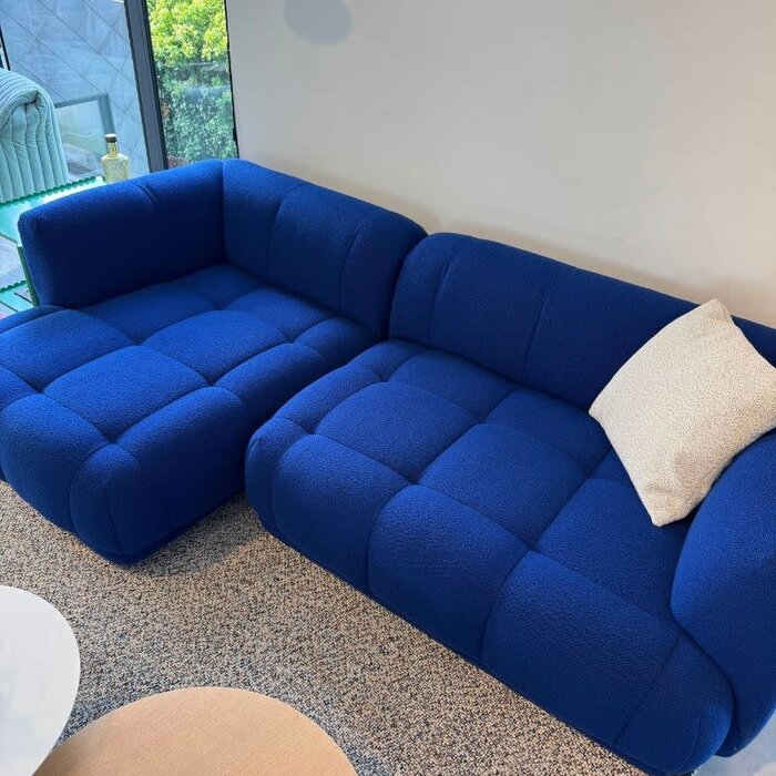 HAY Quilton Sofa - Showroom - Turf Royal blue - HAY