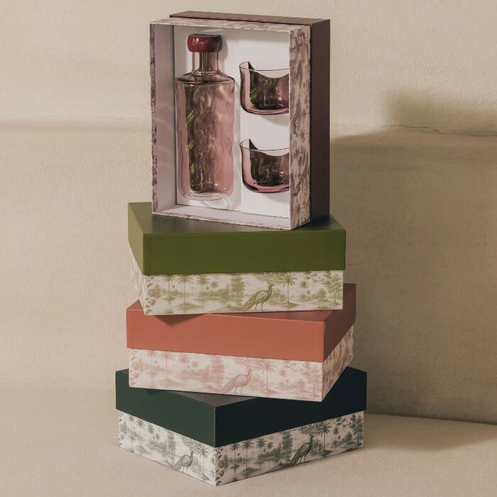 Paveau Giftset Swirl Paveau  (1 Fles + 2 Glazen) - Paveau