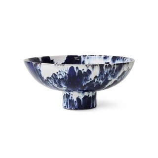 HKliving Ceramic bowl - Indigo