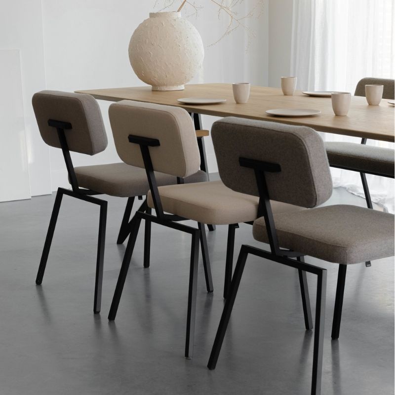 Studio Henk Ode dining chair - black frame - Studio Henk