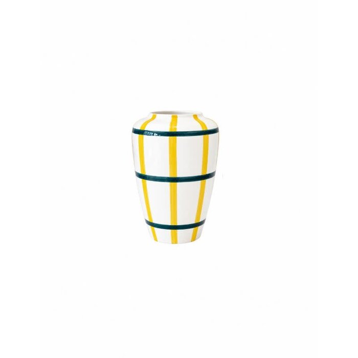 Val Pottery Vase funky carreaux - Val Pottery