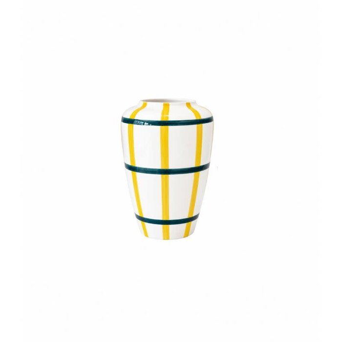 Val Pottery Funky carreaux vaas - Val Pottery