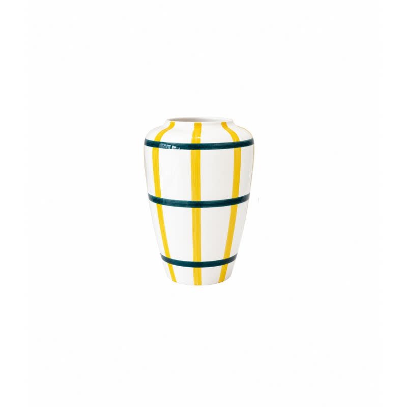 Val Pottery Funky carreaux vaas - Val Pottery