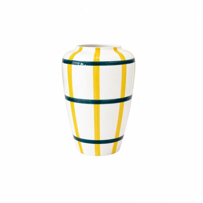 Val Pottery Funky carreaux vaas - Val Pottery