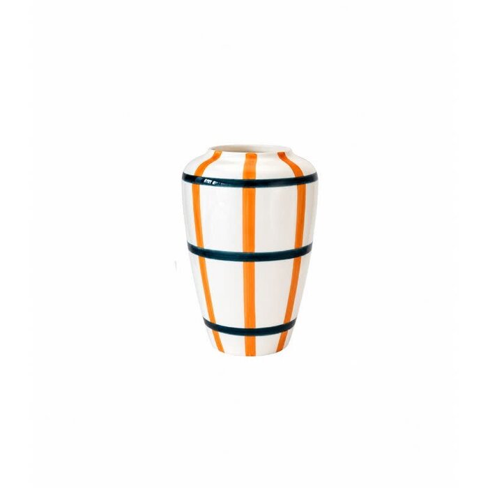 Val Pottery Funky carreaux vaas - Val Pottery