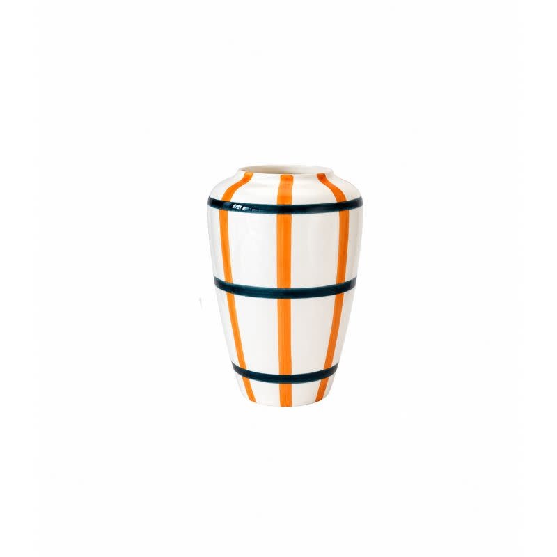 Val Pottery Funky carreaux vaas - Val Pottery