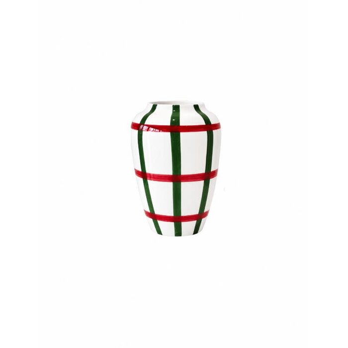 Val Pottery Vase funky carreaux - Val Pottery