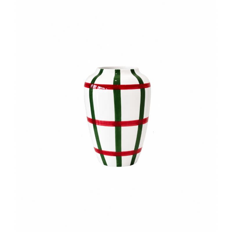 Val Pottery Funky carreaux vaas - Val Pottery