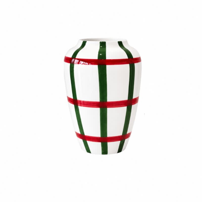 Val Pottery Vase funky carreaux - Val Pottery