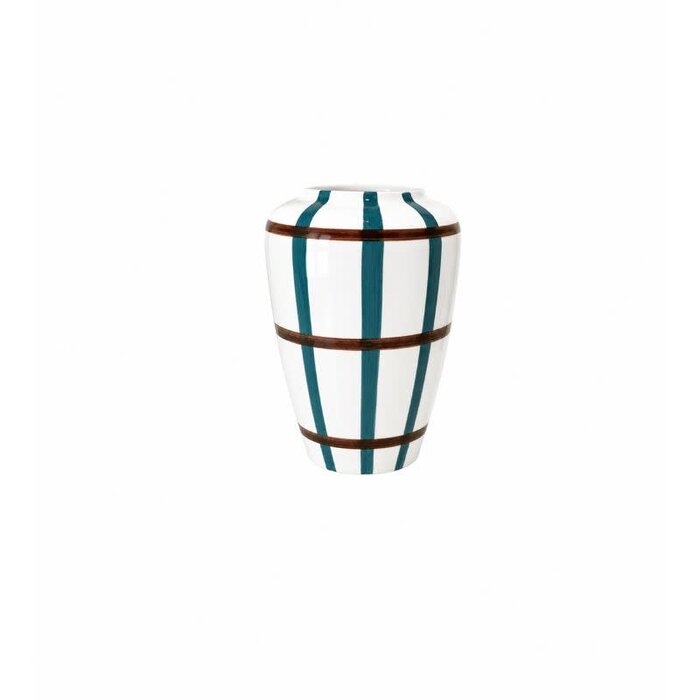 Val Pottery Funky carreaux vaas - Val Pottery