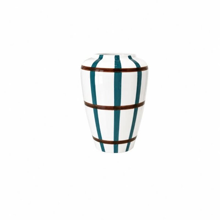 Val Pottery Funky carreaux vaas - Val Pottery