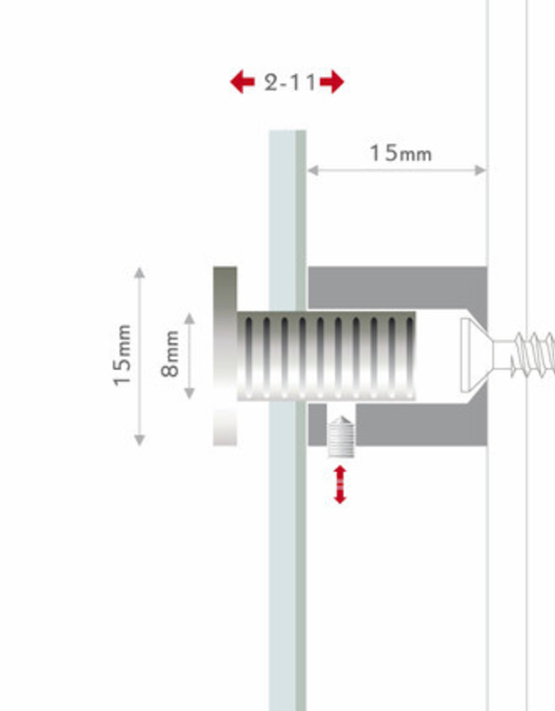 Fisso steel kit 40