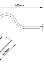 applique d'extérieur col de cygne - iO-sign supplies