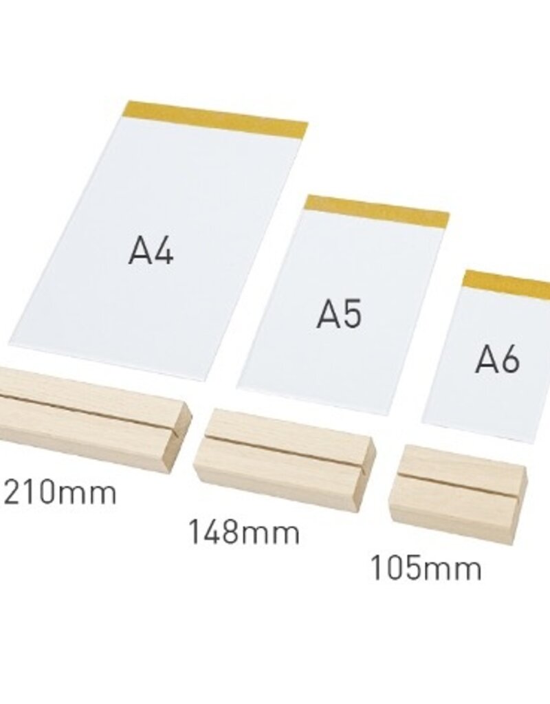 Kunst&Dünger "grow together" wood menu - menu holder