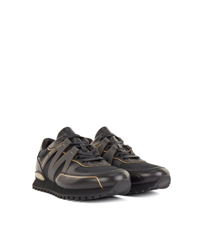 Hugo Boss Titanium Runn Memx Lage sneakers Heren Zwart - Schoenen.nl