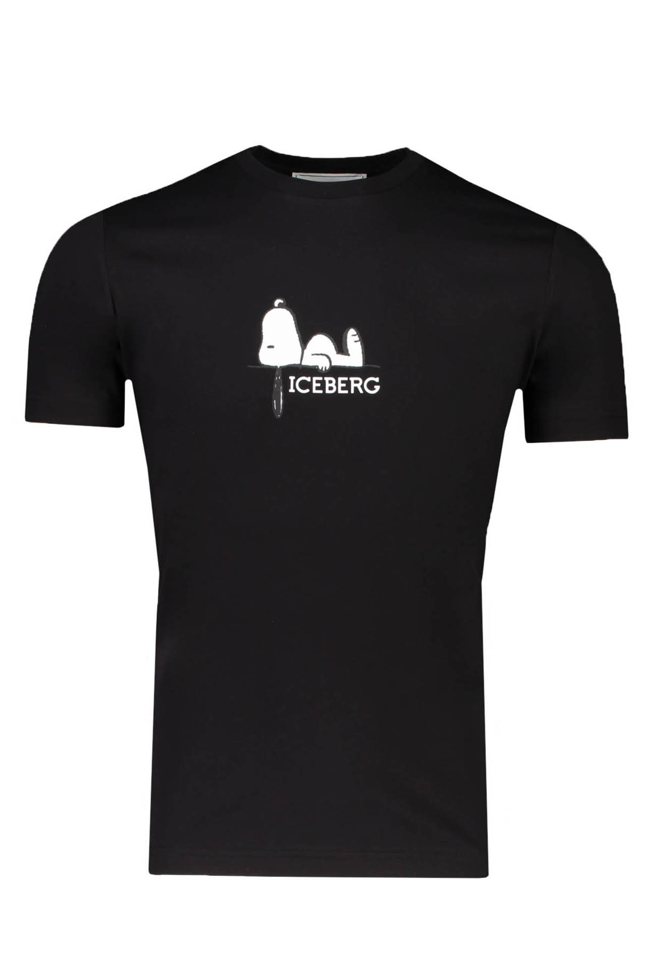 ICEBERG lie snoopy t-shirt zwart - Di 