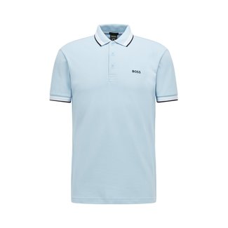 HUGO BOSS paddy polo van biologische katoen met  logo